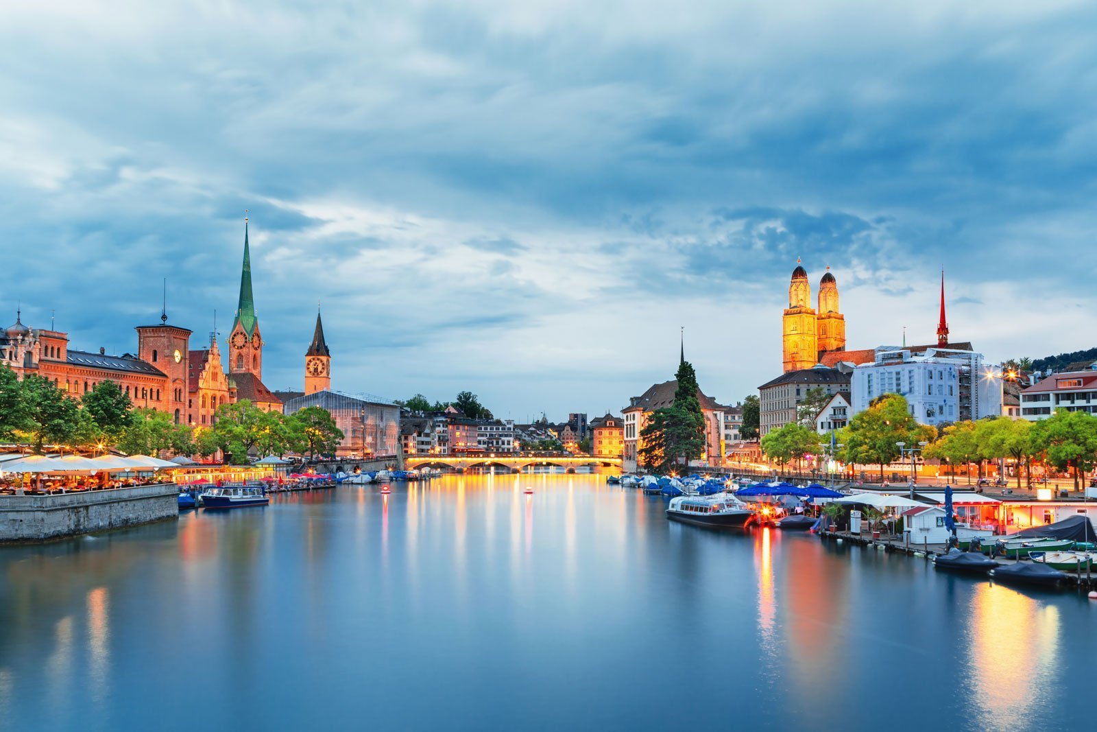 Zürih şehir Fotoğrafı